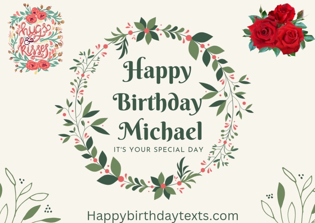 An image wishing Michael a happy birthday