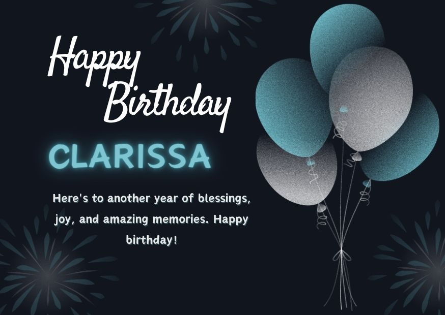 Happy Birthday Clarissa