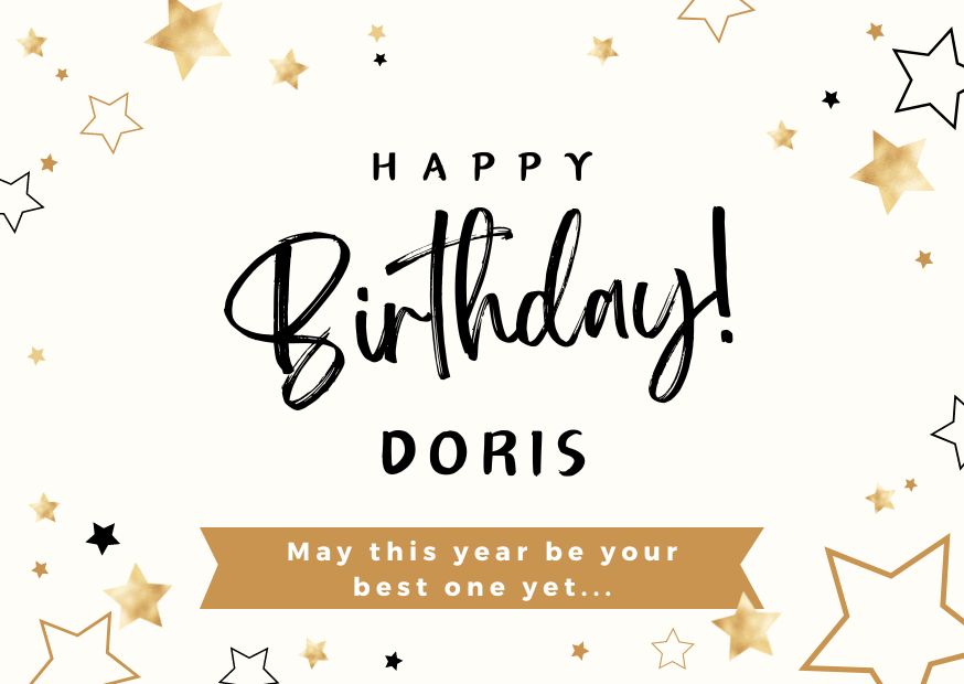 Happy Birthday Doris