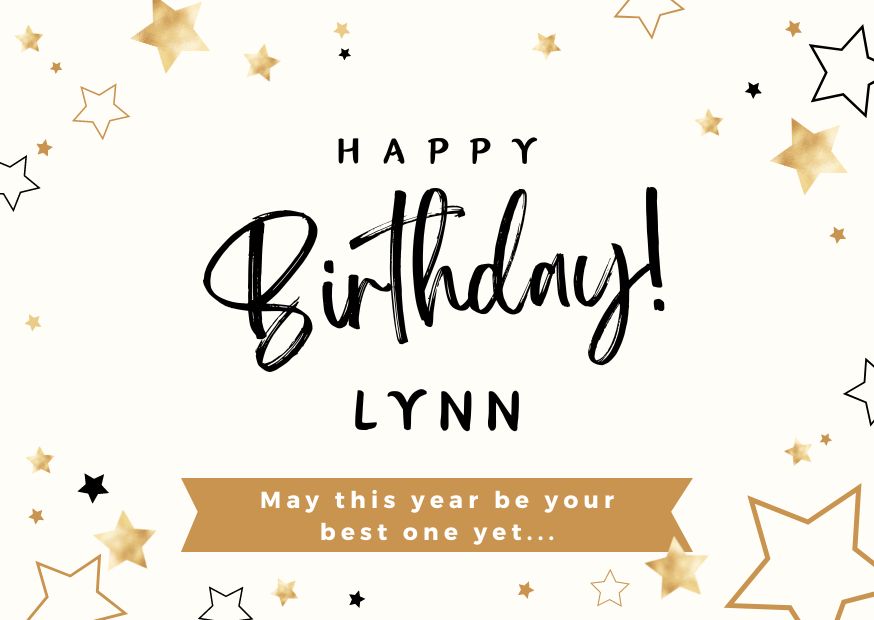 Happy Birthday Lynn