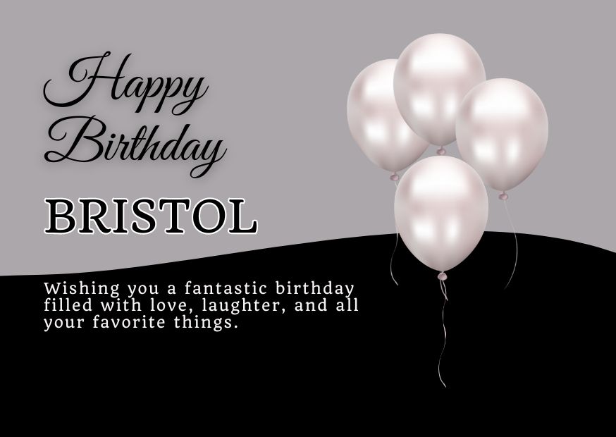 Happy Birthday Bristol Image