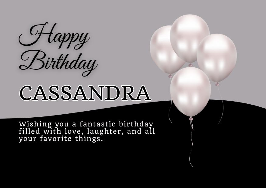 Happy Birthday Cassandra Image