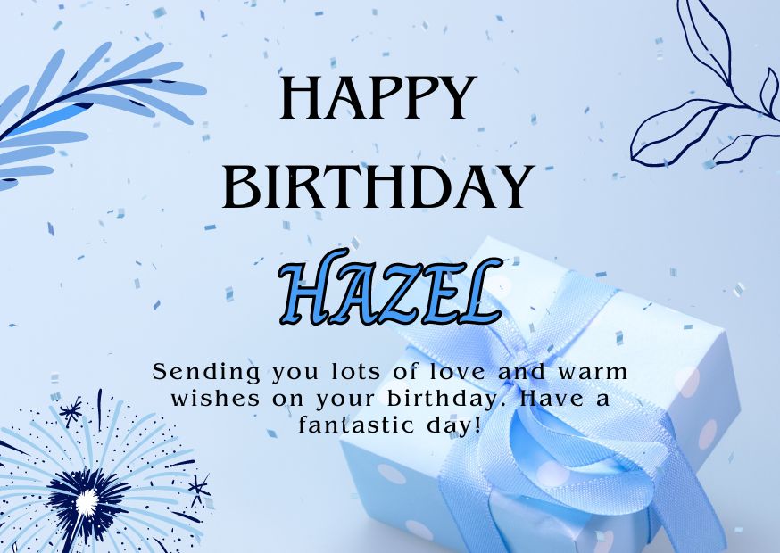 Happy Birthday Hazel Image