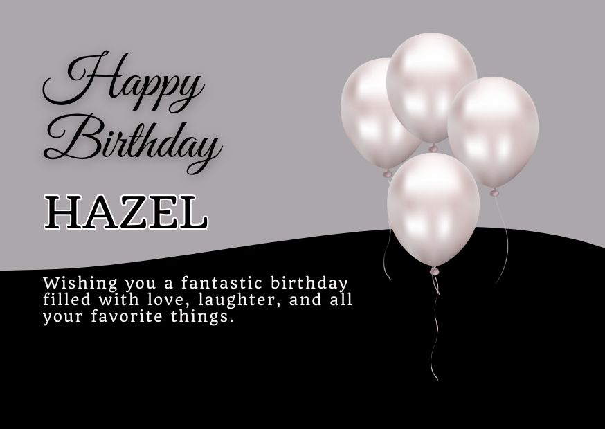 Happy Birthday Hazel Image