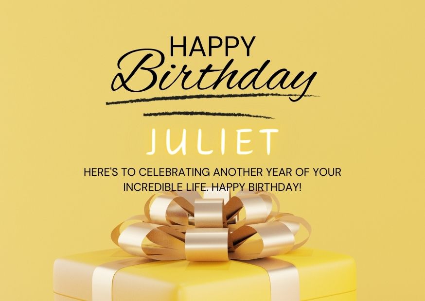 Happy Birthday Juliet Image