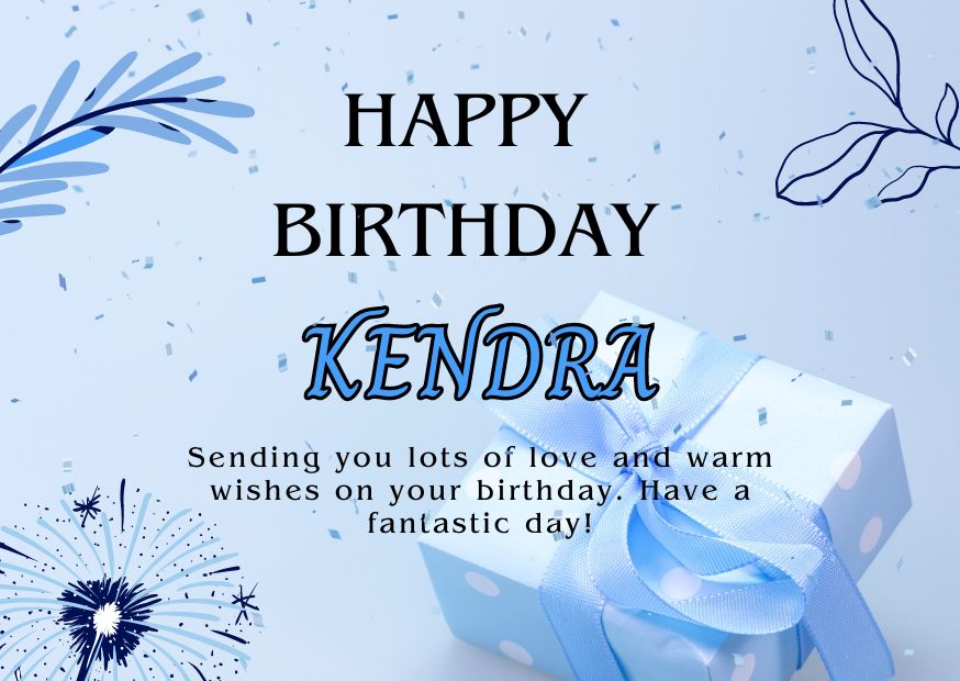 Happy Birthday Kendra Image