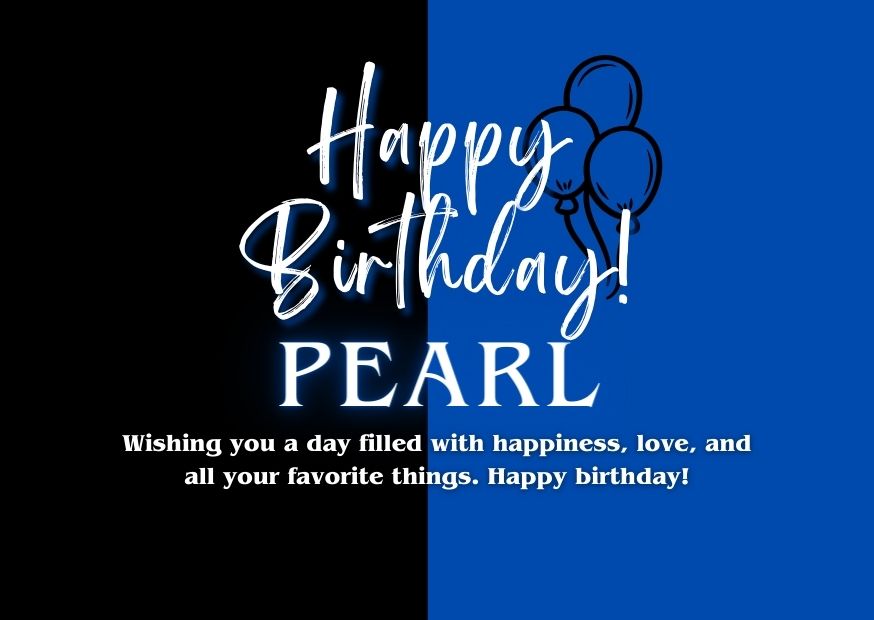 Happy Birthday Pearl Image