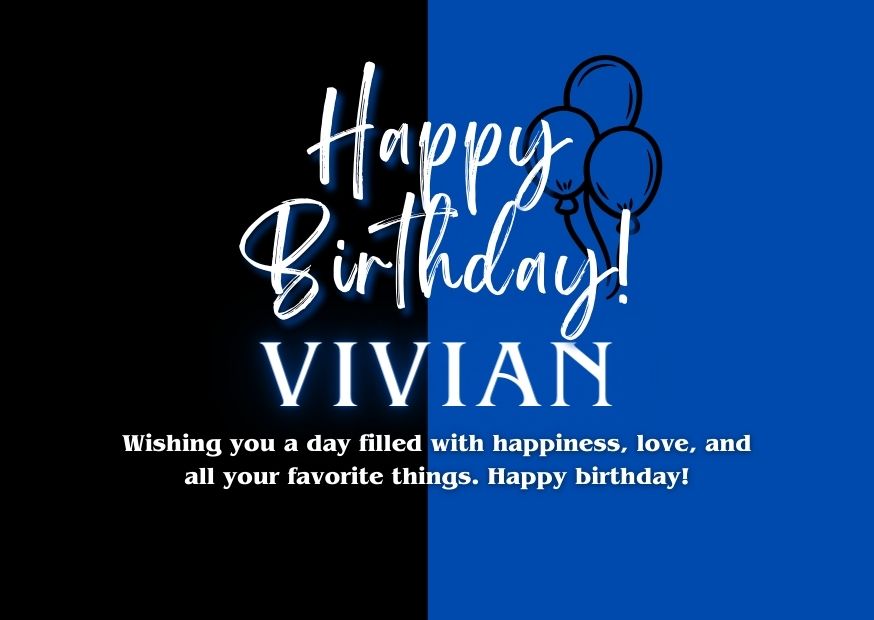 Happy birthday Vivian Image