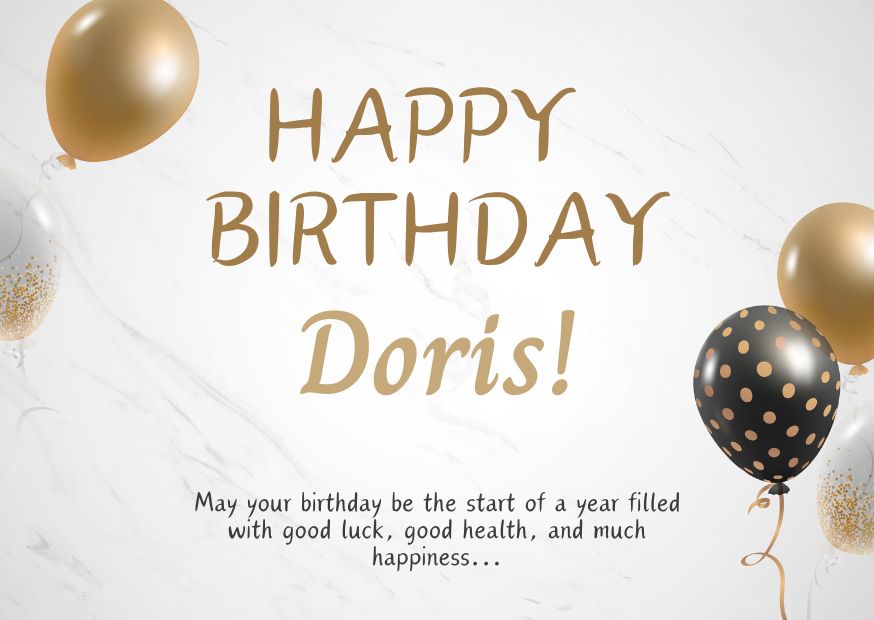 Happy Birthday Doris