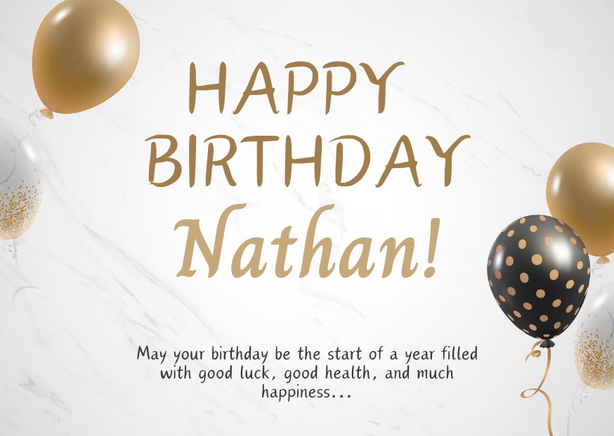 Happy Birthday Nathan