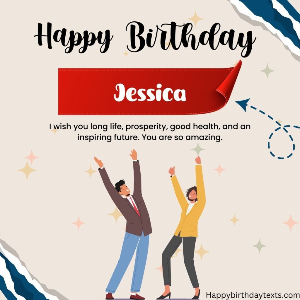 Amazing Happy birthday Jessica image