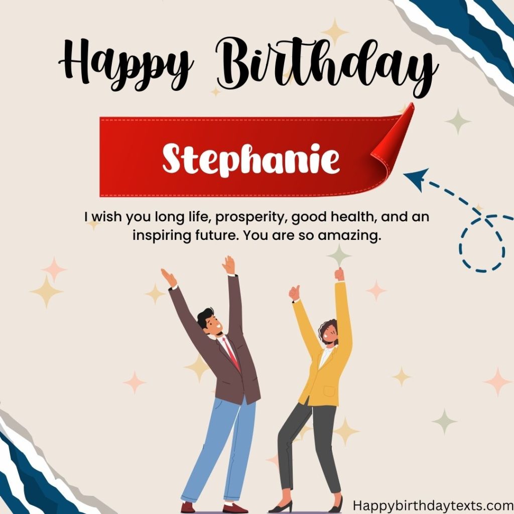 Amazing Happy birthday Stephanie image