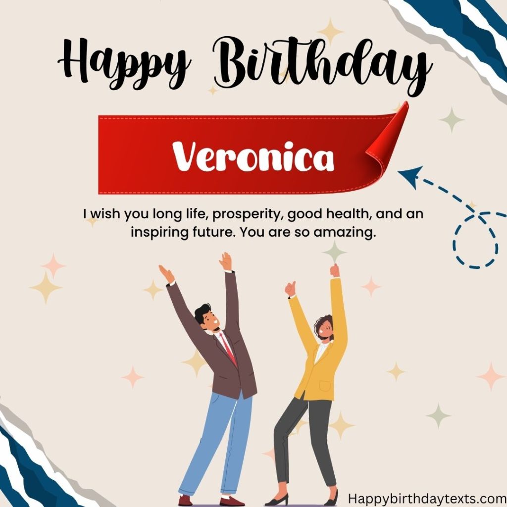 Amazing Happy birthday Veronica image