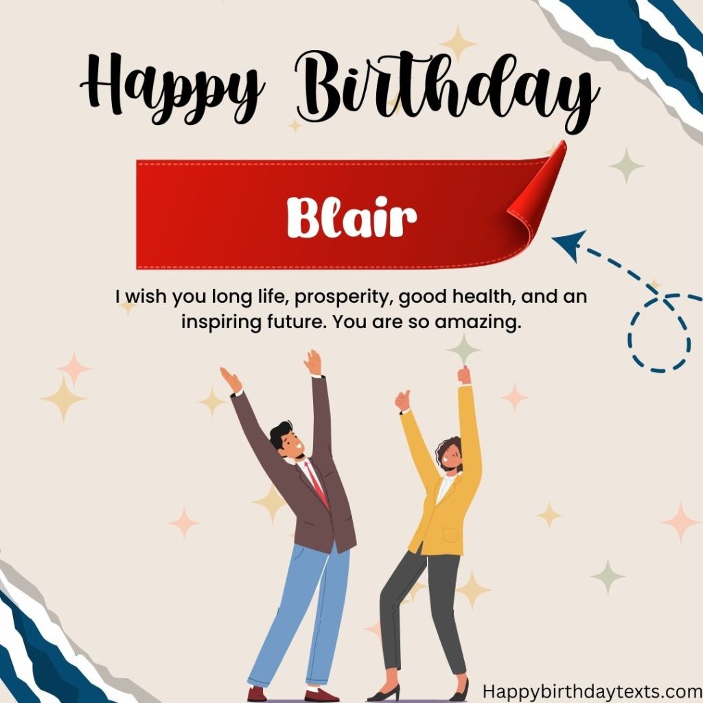 Amazing Happy birthday Blair image