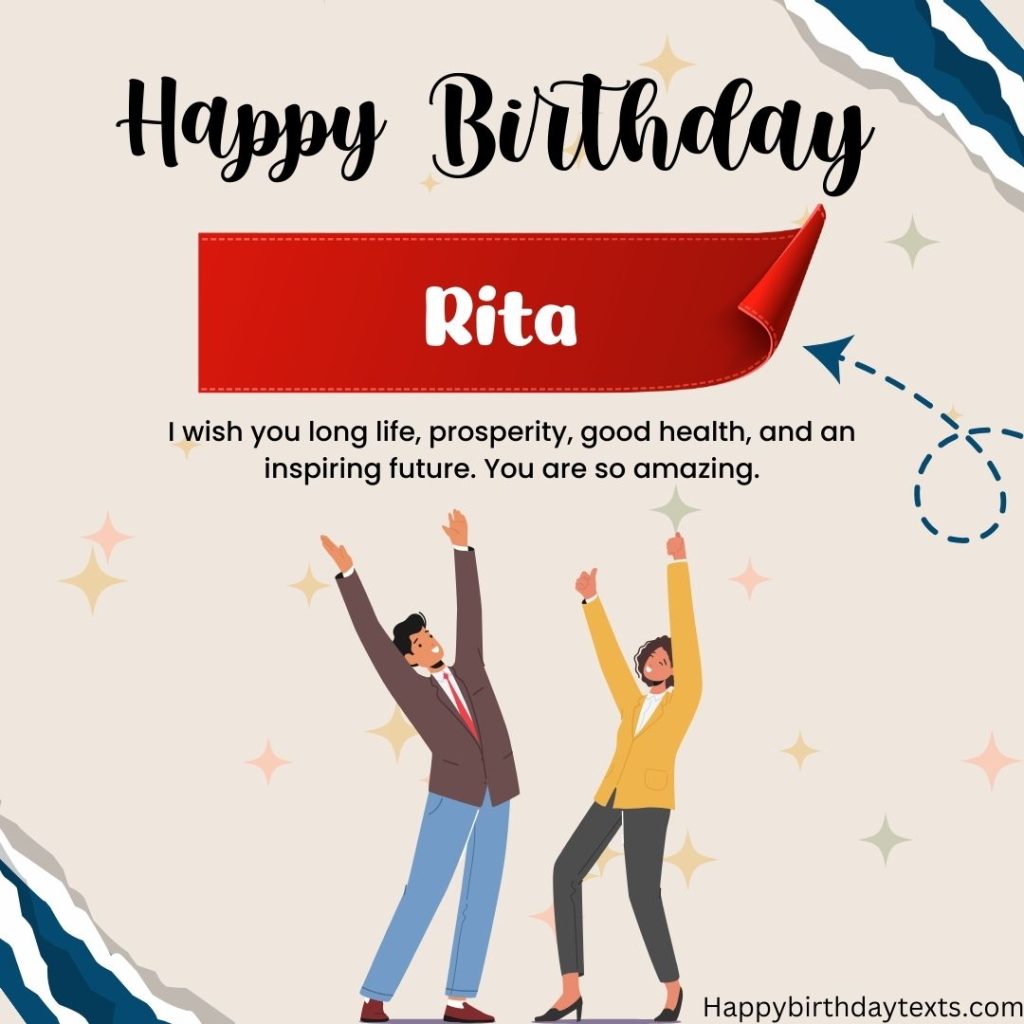 Amazing Happy birthday image Rita image